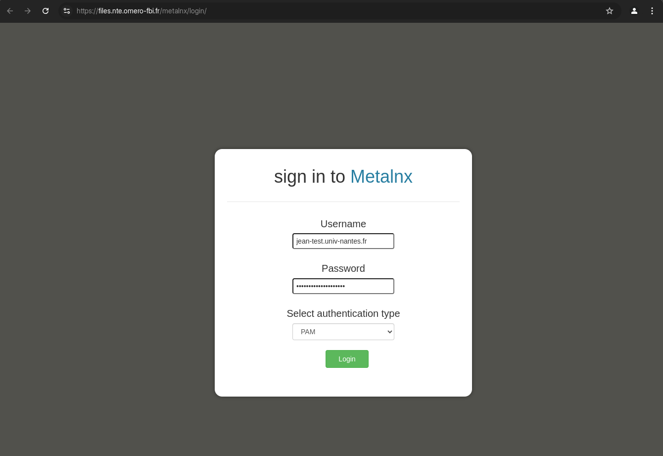 metalnx_standard_login_screen_pam
