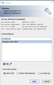 Modifications du serveur-cible