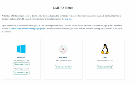 OMERO clients